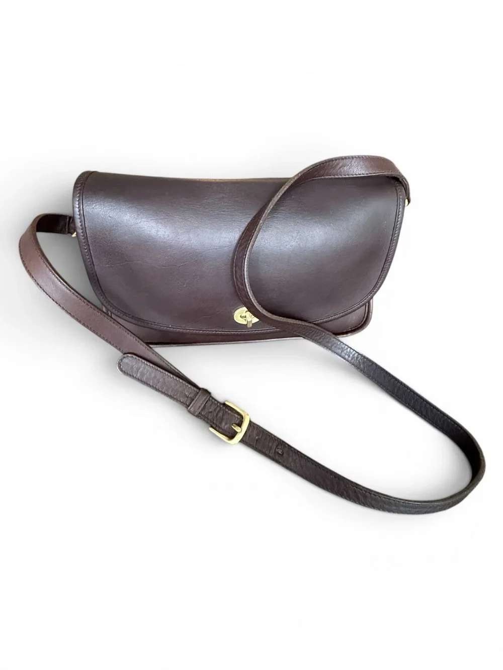 Vintage Coach City Bag 9790 | Mahogany Glovetanned Leather | Pristine Condition